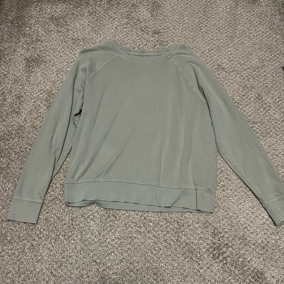 Green Athleta Sweatshirt - Picture 1 of 3